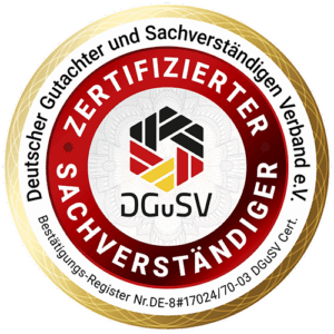 Zertifizierter Sachverständiger Siegel